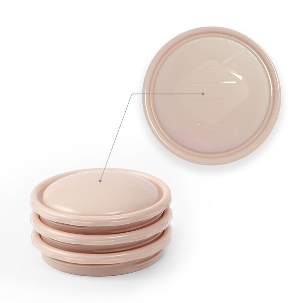 BabyOno Baby food container 4-pack, beige - BabyOno