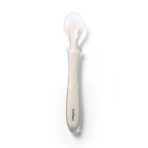 BabyOno silicone flexible spoon Beige - BabyOno