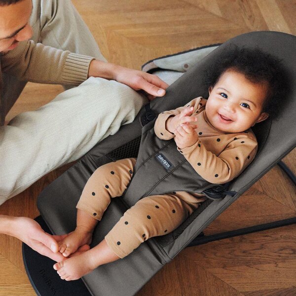 BabyBjörn Bouncer Balance Soft, Dark Grey, Tri-Fabric - BabyBjörn
