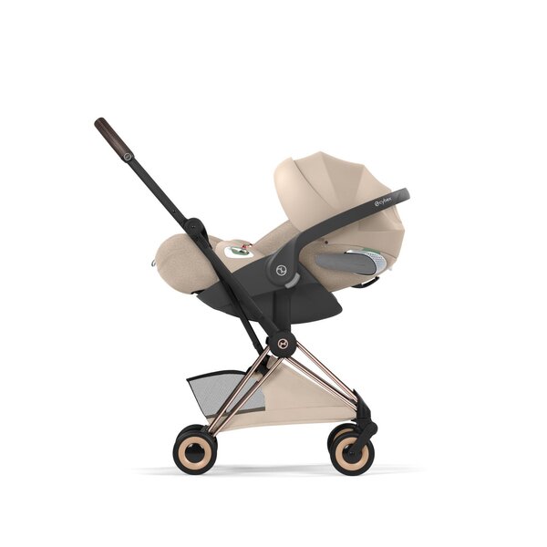 Cybex Coya Style kergkäru Cozy Beige, Rose Gold raam - Cybex
