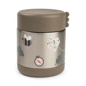 Done by Deer Insulated food jar Tiny trails 300ml Sand - Done by Deer