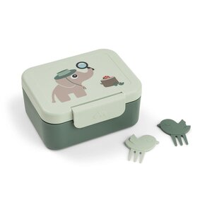 Done by Deer Lunch box with snack picks Tiny trails Green - Done by Deer