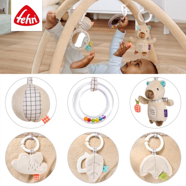 Fehn  3-D развивающий коврик Capybara Beige - Fehn