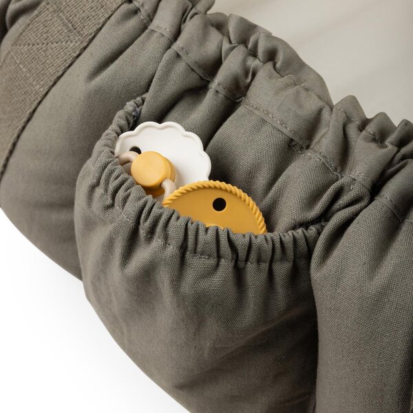 Sebra 3-in-1 Baby Nest, dark olive - Sebra