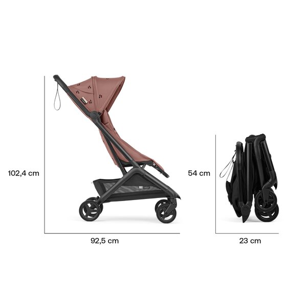 Bugaboo x Konges SlØjd Butterfly 2 kergkäru, Dusty Pink - Bugaboo