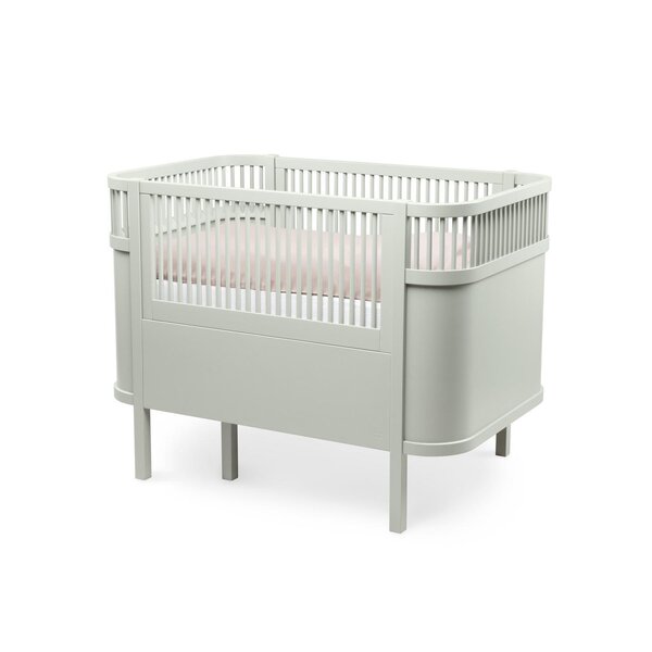 Sebra baby-Jr. bed, Baby & Jr., Mist Green - Sebra
