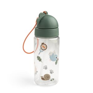 Done by Deer Straw bottle Tiny trails 350ml Green - Done by Deer