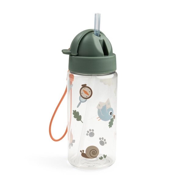 Done by Deer Straw bottle Tiny trails 350ml Green - Done by Deer