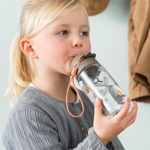 Done by Deer Straw bottle Tiny trails 350ml Sand - Done by Deer