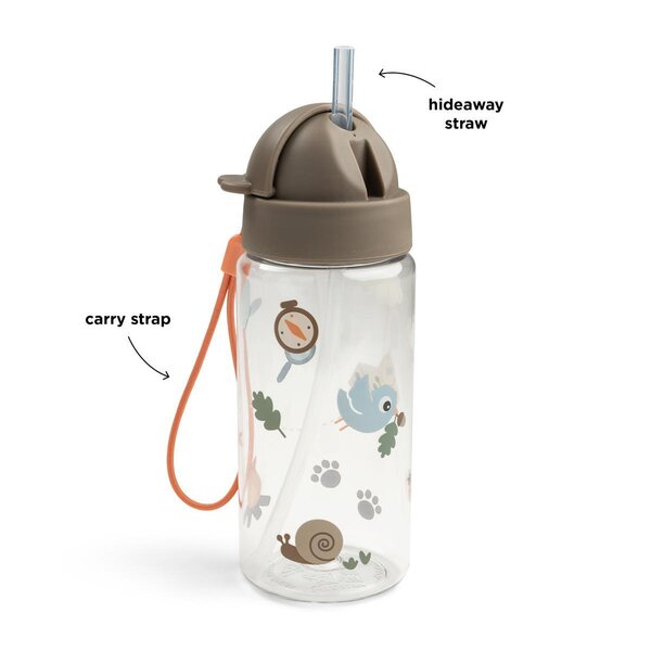 Done by Deer Straw bottle Tiny trails 350ml Sand - Done by Deer