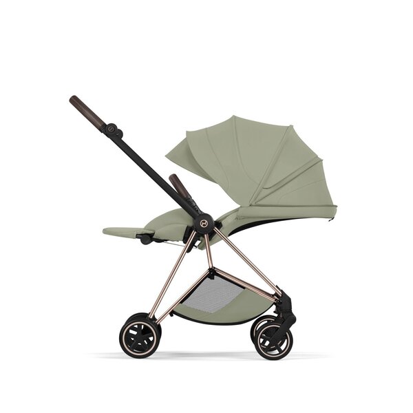 Cybex Mios Style pushchair Sage Green, Frame Rose Gold - Cybex