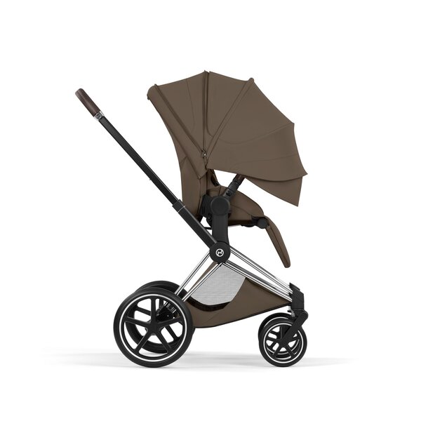 Cybex Priam Style vankrikomplekt Coconut Brown, Chrome Brown raam - Cybex