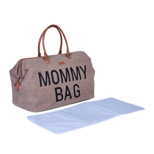 Childhome Mommy Bag suur tarvikute kott Teddy Soft Brown - Childhome