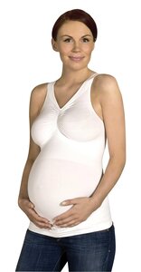 Carriwell Seamless Maternity Light Support Top, S white - Carriwell