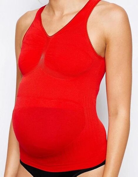 Carriwell Seamless support top (S), red - Carriwell