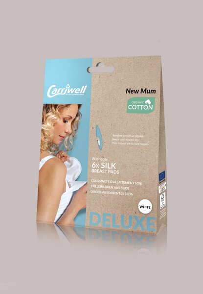 Carriwell Washable Breast Pads 6´ silk - Carriwell