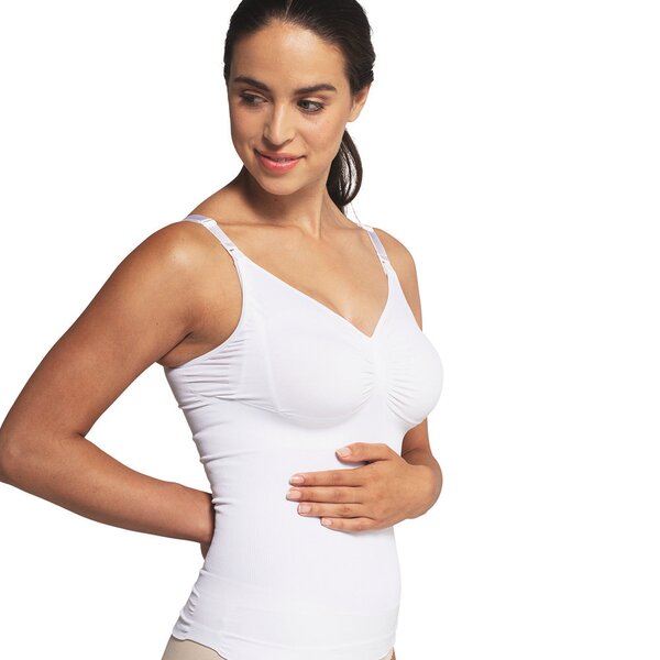 Carriwell Seamless Nursing Control Cami, L black - Carriwell