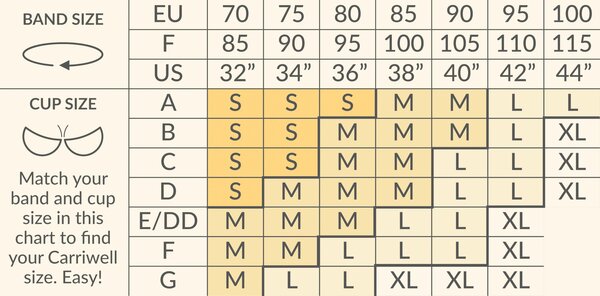 Carriwell õmblusteta rinnahoidja - Carriwell